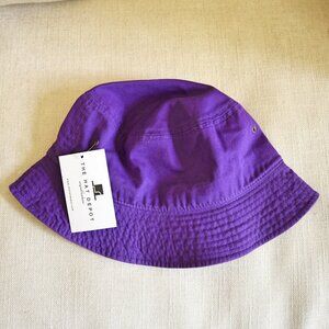 Newhattan Purple Classic Cotton Bucket Hat L/XL NWT